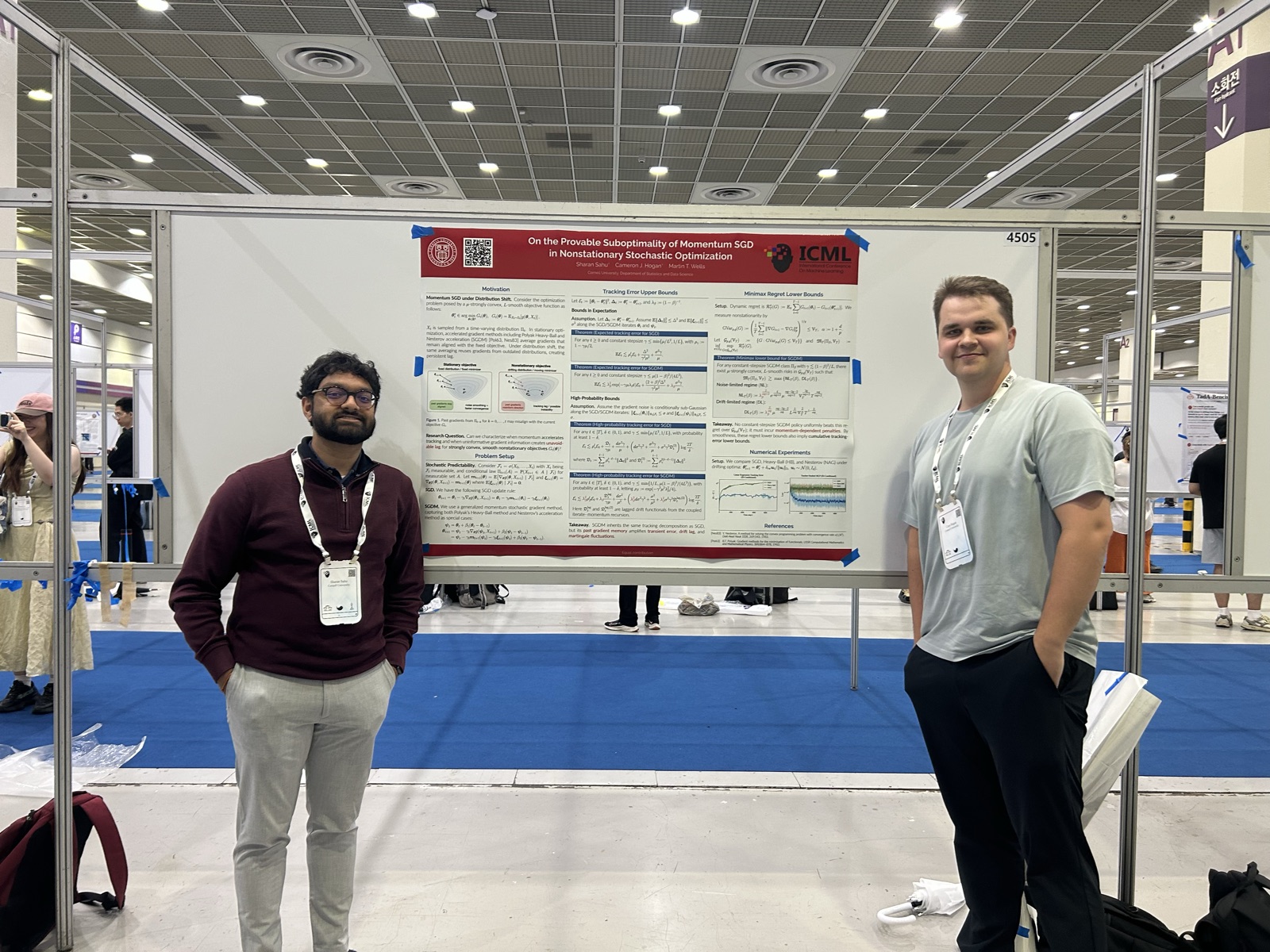 Presenting our poster at ICML 2026